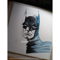 Batman Portrait - processus de création