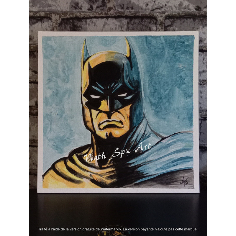 Batman Portrait
Toile Acrylique finale