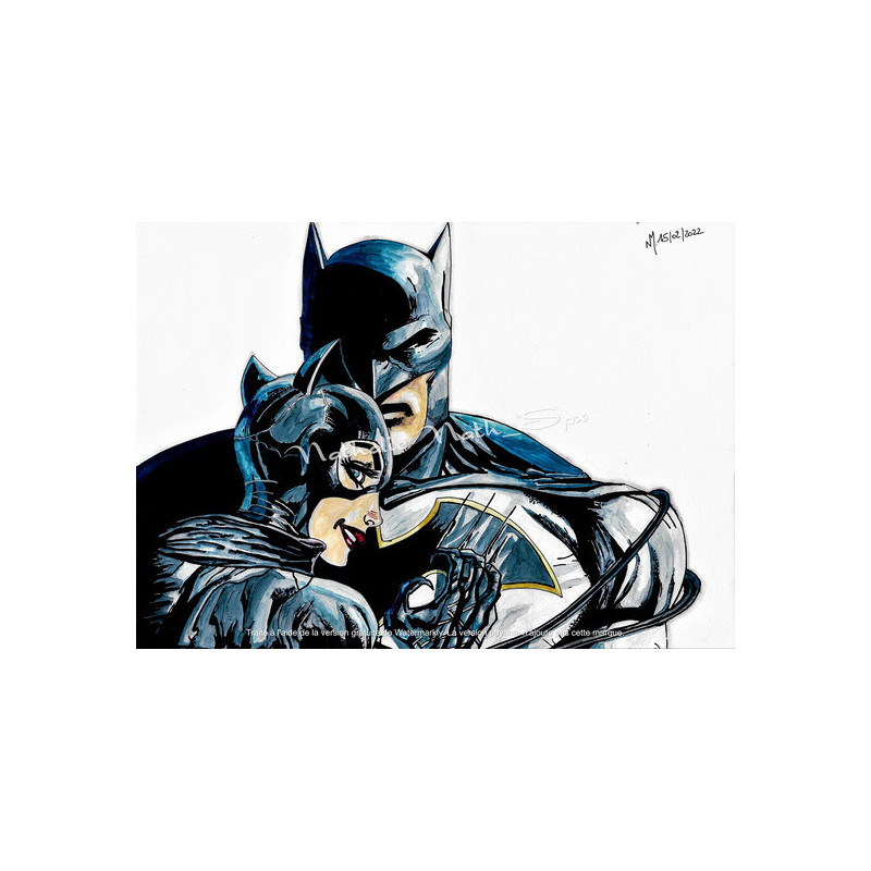 Batman Catwoman print