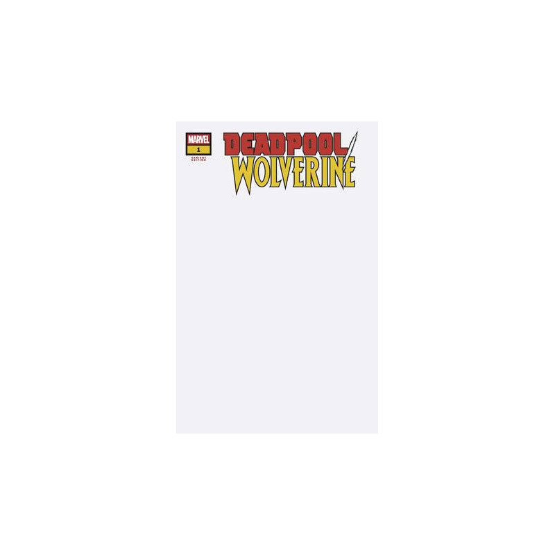 Deadpool Wolverine Blank Cover