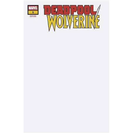 Deadpool Wolverine Blank Cover