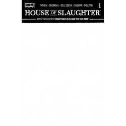 HOUSE OF SLAUGHTER n1 Blank Cover